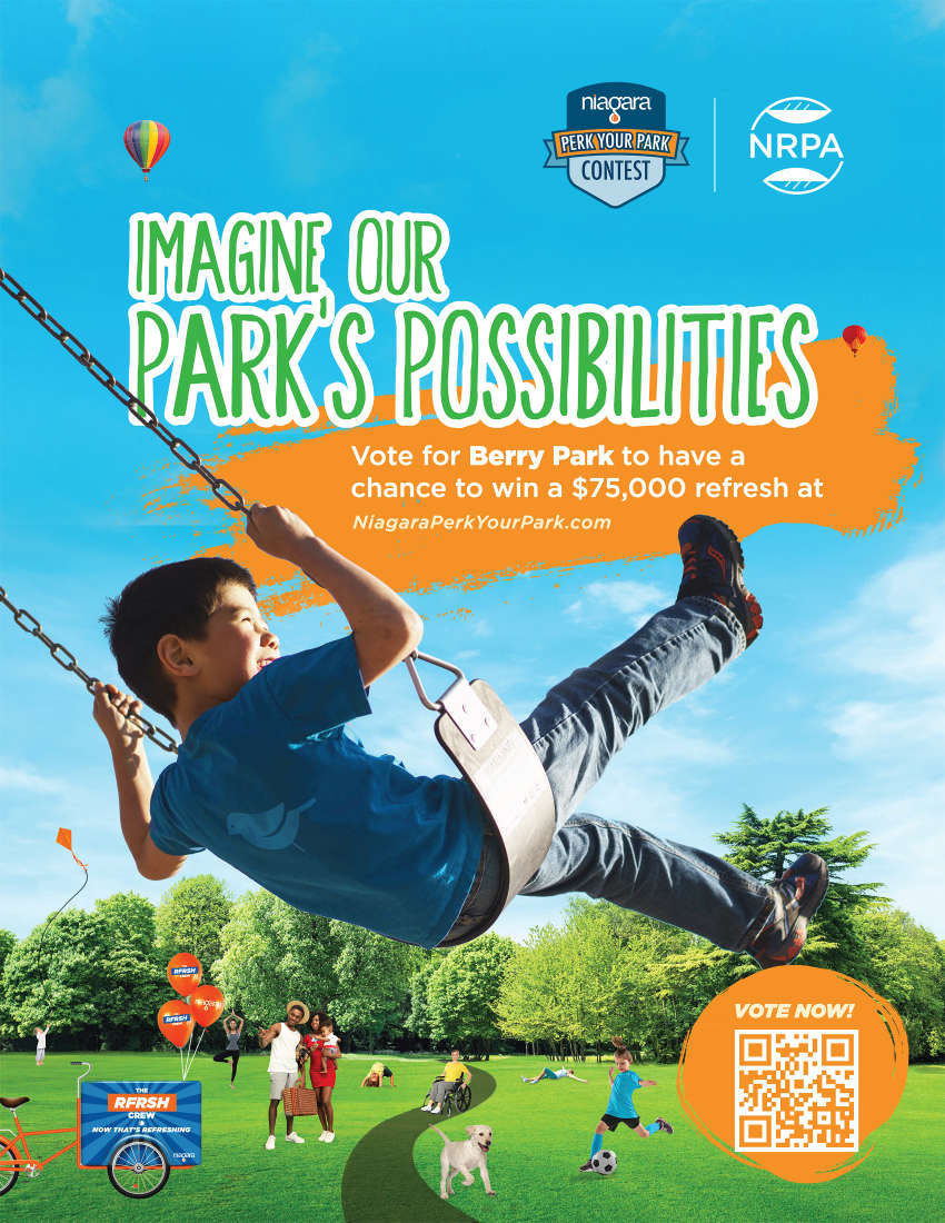 Berry Park Niagra Perk Your Park contest flyer English